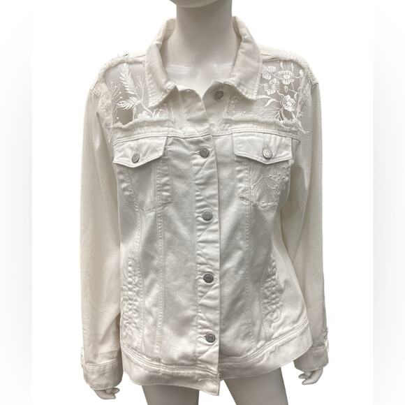 Upcycled Size XL White Jacket